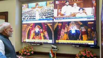 PM Modi prayers to Lord Ram, observes Surya Tilak ceremony at Ayodhya's Ram Mandir virtually