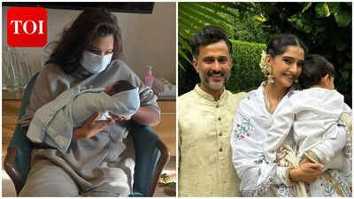 Rhea Kapoor shares first glimpse of Sonam Kapoor, Anand Ahuja’s newborn baby boy; Anil Kapoor, Sonakshi Sinha, Farah Khan react