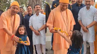 'Symbol of great trust': 5-year-old gifts toy bulldozer to UP CM Yogi Adityanath; watch