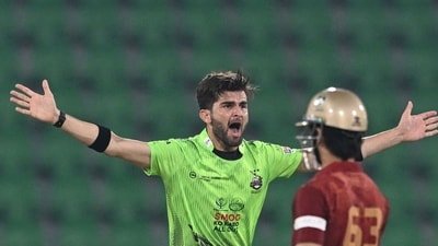 Shaheen Shah Afridi accused of breaching PSL contract. (AFP) Shaheen Shah Afridi accused of breaching PSL contract. (AFP)