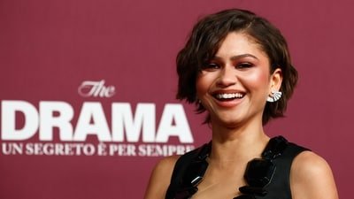 Zendaya at  the Italian premiere and red carpet for the film The Drama in Rome, Italy, March 26, 2026. REUTERS/Guglielmo Mangiapane (REUTERS)