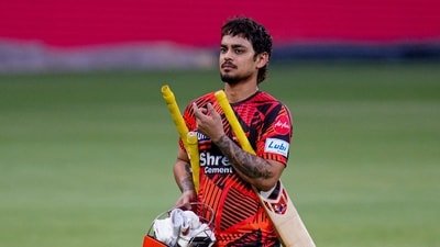 Ishan Kishan will be captaining SRH for few matches this season. (PTI) Ishan Kishan will be captaining SRH for few matches this season. (PTI)