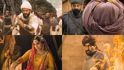 Raja Shivaji teaser: Riteish Deshmukh, Sanjay Dutt, Vidya Balan and Abhishek Bachchan star in this film.