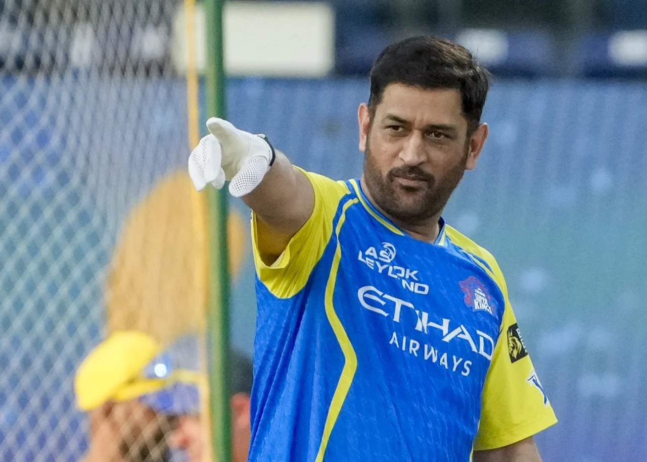 Why is MS Dhoni not playing for CSK vs Rajasthan Royals in IPL 2026?
