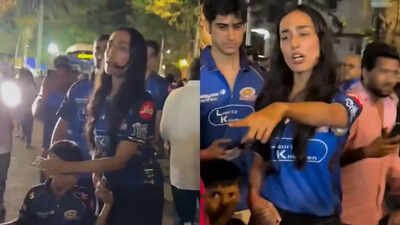 'Agastya, are you ok?' Hardik Pandya's girlfriend Mahieka Sharma snaps at paps - WATCH