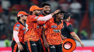 Sunrisers Hyderabad's Sakib Hussain and teammates celebrate (ANI Photo) Gopalganj’s ‘Rabada’ Sakib Hussain, a destiny’s child, adapts and delivers on debut