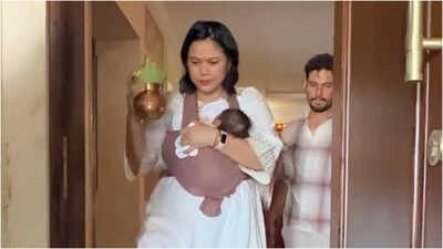 Lin Laishram shares heartwarming NEW photos of Randeep Hooda and their baby girl Nyomica: 'Life lately'