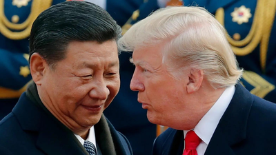 AP file photo Love in the time of blockades: Trump seeks a ‘fat hug’ from Xi amidst Hormuz howler
