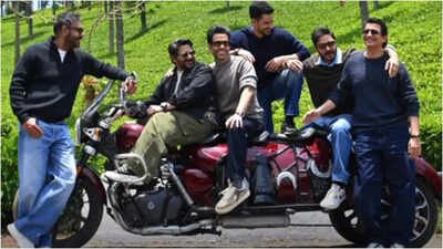Ajay Devgn shares 'Golmaal 5' Ooty schedule glimpse of Rohit Shetty's film with the OG gang and iconic bike: 'Sawaari badi hai'