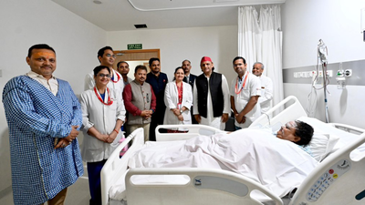 'Politics has its place': Akhilesh Yadav visits BJP MLA who was injured while burning his effigy