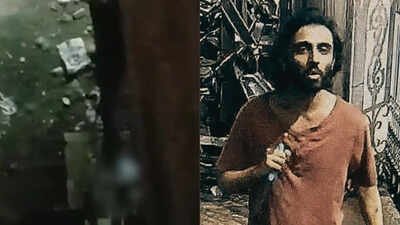 Guard’s desperate cries caught on camera as ‘lone wolf’ stabbing unfolds near Mumbai; chilling video surfaces