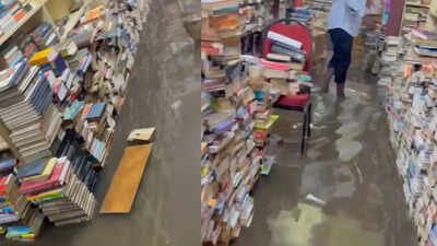 Bengaluru rain havoc: 5,000 books worth Rs 14 lakh destroyed at iconic  Church Street bookshop