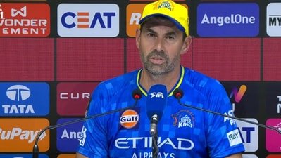CSK head coach Stephen Fleming spoke about his team's ongoing IPL 2026 campaign. (Screengrab - BCCI Video)