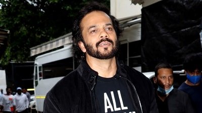 Filmmaker Rohit Shetty's Mumbai house was targeted by gunmen in February. (ANI/Sunil Khandare)