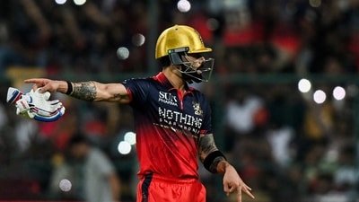 Virat Kohli during the IPL 2026 match between RCB and LSG. (ANI Pic Service) Virat Kohli during the IPL 2026 match between RCB and LSG. (ANI Pic Service)