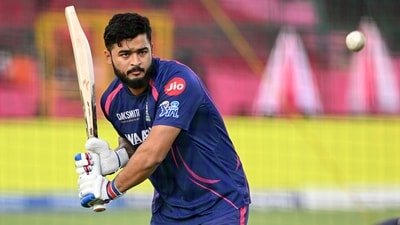 Rajasthan Royals' Skipper Riyan Parag during warm-up session before Indian Premier League 2026 match against Sunrisers Hyderabad (ANI Picture Service)