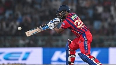 Nicholas Pooran was dismissed on the first ball of the Super Over (ANI Pic Service)