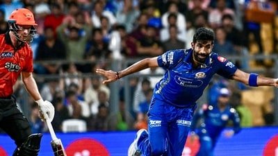 Jasprit Bumrah looked hopeless. (ANI Pic Service)