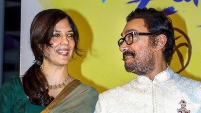 On his 60th birthday in March last year, Aamir introduced his girlfriend, Gauri Spratt, to the media in Mumbai. (PTI)