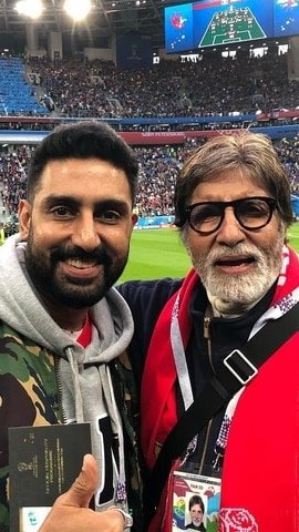 Abhishek Bachchan is the son of megastar Amitabh Bachchan.