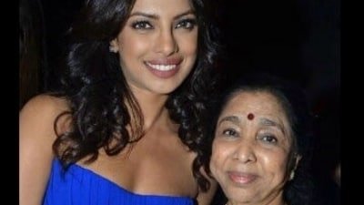 Priyanka Chopra shared a picture with Asha Bhosle and penned a note on her passing. Priyanka Chopra shared a picture with Asha Bhosle and penned a note on her passing.