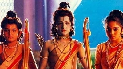 The child actor who played Rama in this Ramayana adaptaion is a superstar today. The child actor who played Rama in this Ramayana adaptaion is a superstar today.