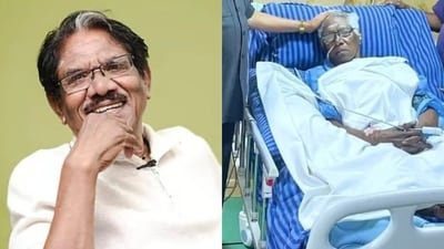 Filmmaker Bharathiraja was recently hospitalised for an unknown ailment.