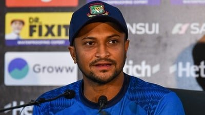 Shakib Al Hasan has spoken about Bangladesh's non-participation in T20 World Cup 2026. (AFP)