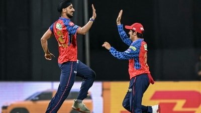 Arshdeep Singh took three wickets in the match. (AFP)