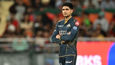 Shubman Gill responded to a question about bringing Prasidh Krishna into the attack late. (AFP)