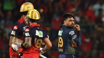 Rashid Khan took two wickets against RCB (REUTERS)