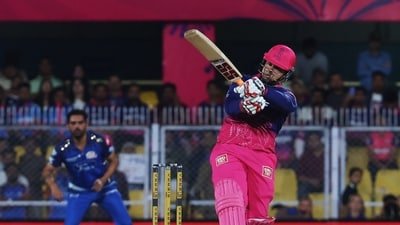 Vaibhav Sooryavanshi played a quickfire 39-run knock off just 14 balls (REUTERS)