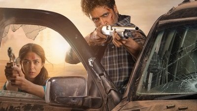 Dacoit box office collection day 4: Mrunal Thakur and Adivi Sesh in a still from the film.