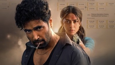 Dacoit box office collection day 6: Adivi Sesh and Mrunal Thakur in a still from the Shaneil Deo film.