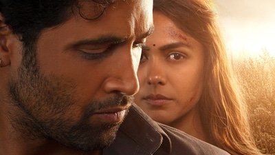 Dacoit box office collection day 7: Adivi Sesh and Mrunal Thakur in a still from the film.