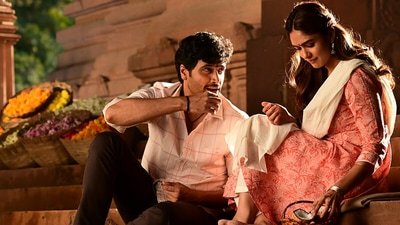 Dacoit box office collection day 5: Adivi Sesh and Mrunal Thakur in the film.