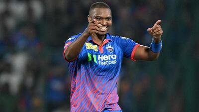 Delhi Capitals bowler Lungi Ngidi. (AFP)