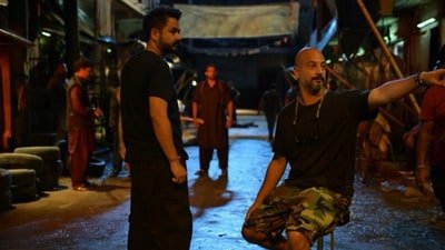 Aditya Dhar with Dhurandhar's cinematographer Vikash Nowlakha.