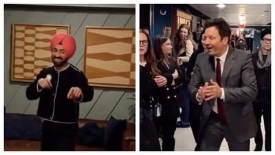 This was Diljit Dosanjh's second appearance on Jimmy Fallon's show.