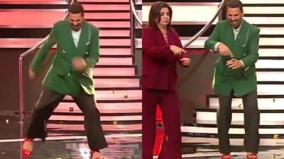 Akshay Kumar dances in heels on Wheel Of Fortune finale.