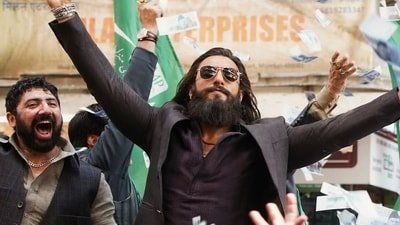 Dhurandhar 2 box office collection day 14: Mustafa Ahmed and Ranveer Singh in a still from the film.