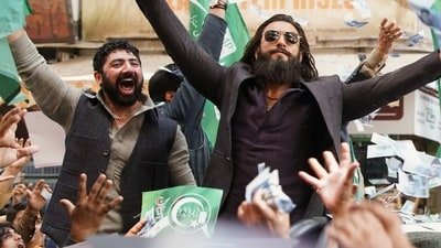 Dhurandhar 2 box office collection day 27: Mustafa and Ranveer Singh in a still from the film.