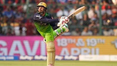 Jitesh Sharma scored 14 runs off 20 balls against DC. (AP)