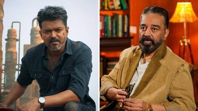 Kamal Haasan has weighed in on Vijay's film Jana Nayagan being leaked before release. Kamal Haasan has weighed in on Vijay's film Jana Nayagan being leaked before release.