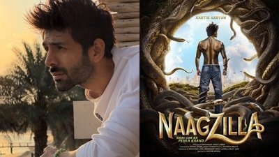 Kartik Aaryan plays the lead role in Mrighdeep Singh Lamba's Naagzilla. Kartik Aaryan plays the lead role in Mrighdeep Singh Lamba's Naagzilla.