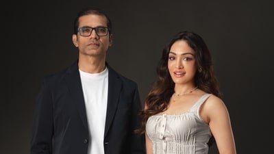 Khushalii Kumar with TVF co-founder Arunabh Kumar.