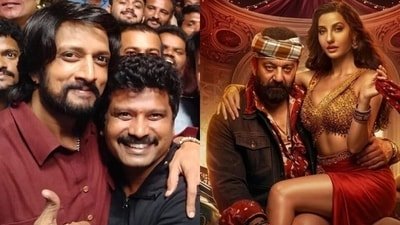 Kichcha Sudeep stood up for Prem amid controversy for song featuring Sanjay Dutt and Nora Fatehi in KD The Devil.