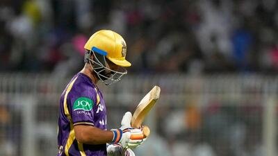 Kolkata Knight Riders' captain Ajinkya Rahane. (AP)