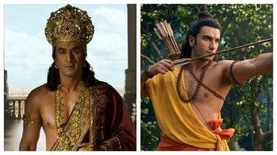 The first glimpse of Ranbir Kapoor from the upcoming film Ramayana was released on Thursday.