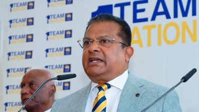 Shammi Silva stepped down after a seven-year spell as SLC president. (SLC)